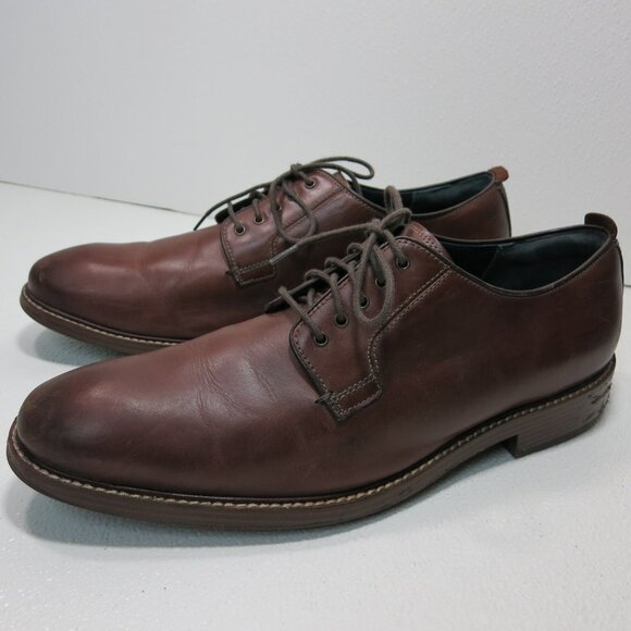 Cole Haan Grand Postman Leather Dress Footwear Oxfords Men's Shoes Sz 12 M